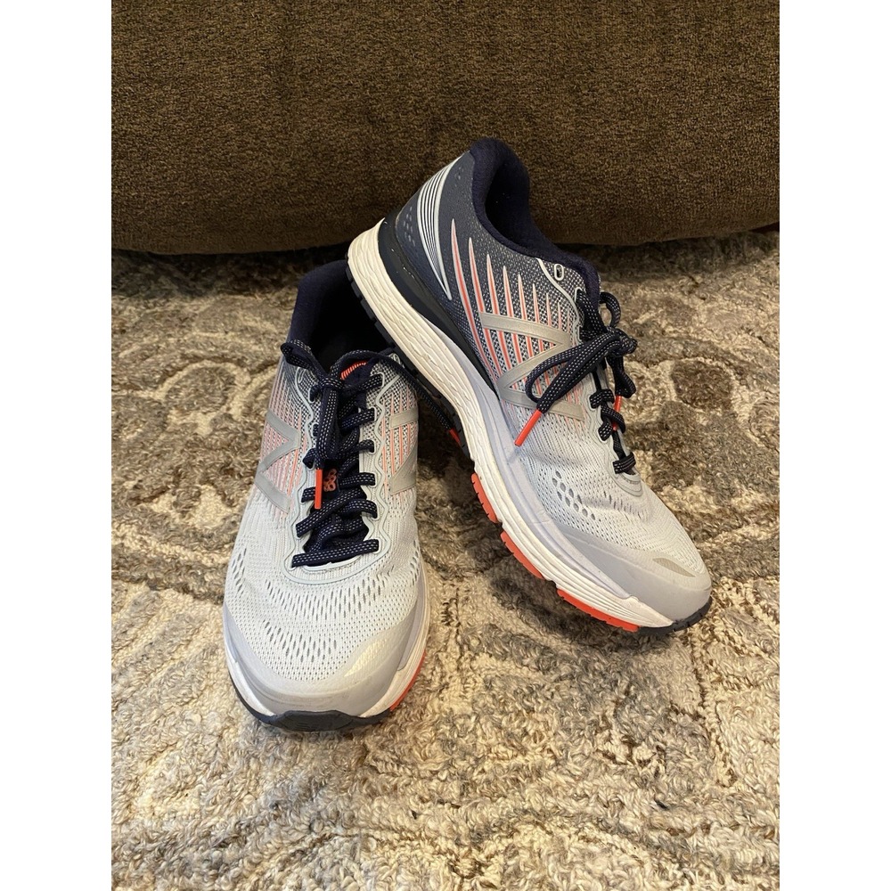 New Balance Excellent 880 v8 Womens Size 9 Running Shoes Sneakers Blue Orange